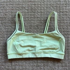 Light green size 8 Lululemon sports bra